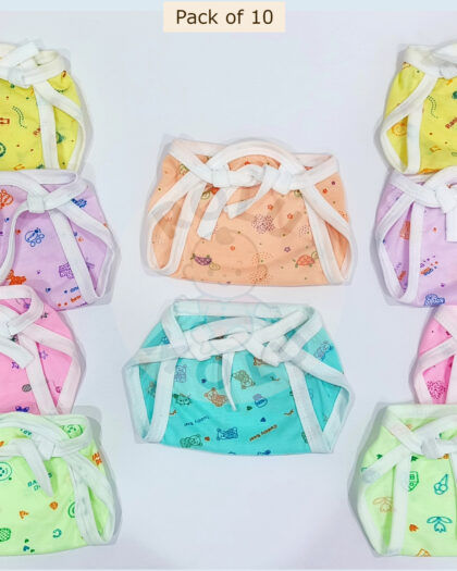ROLUMOLU New Born Baby Nappies PACK OF 10