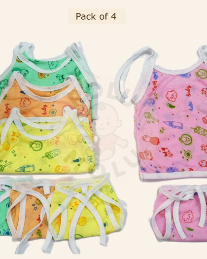 ROLUMOLU New Born Baby Nappies PACK 4 ( DORI SUIT PRINTED)