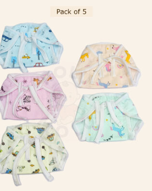 ROLUMOLU New Born Baby Nappies PACK 5-3