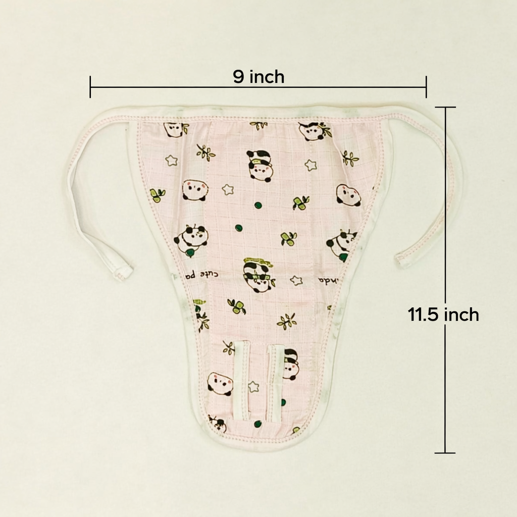Premium Muslin Double Layered Baby Langot | Pack of 5 - Image 3