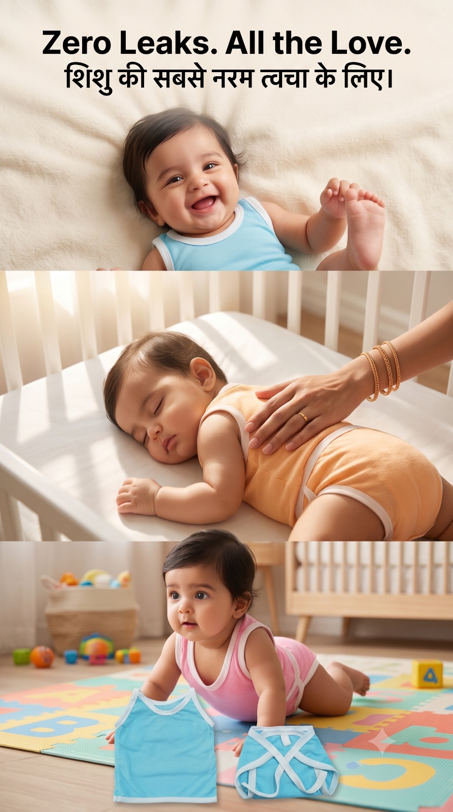 New Born Baby Nappies PACK 4 (DORI SUIT PLAIN) - Image 5