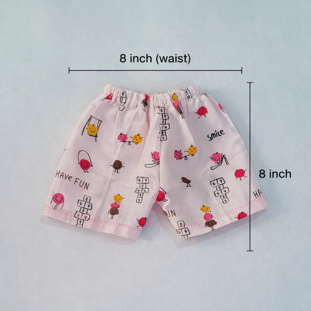 100% Cotton Muslin Baby Jhabla with knickers for Newborn | Front Open Soft Breathable Infant Shirt | Newborn Baby Clothing set for Boys & Girls | Pack of 3 - Image 5