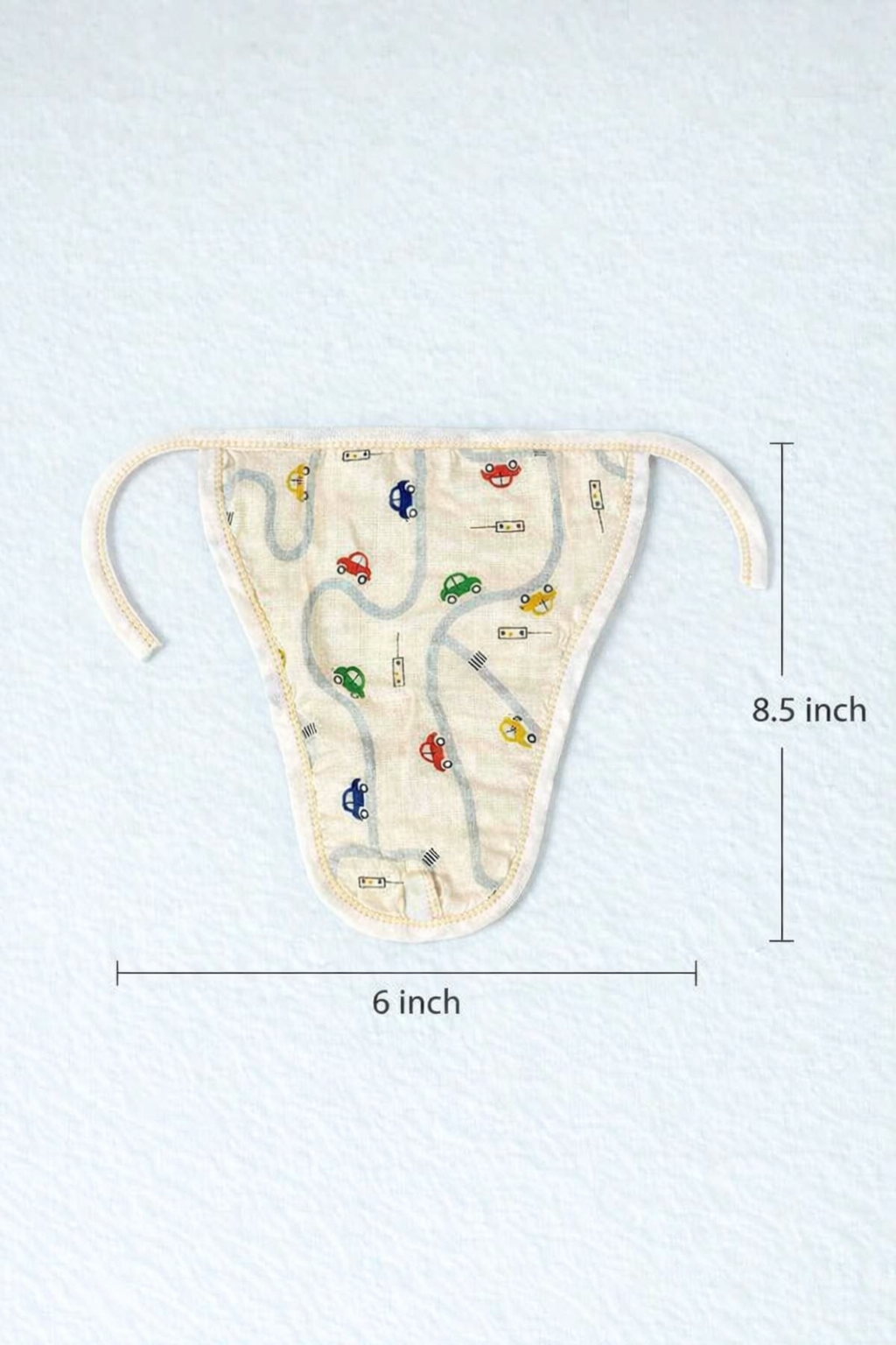 Newborn Baby Muslin Cotton Full Sleeve Jhabla, Cap, and Nappy Set | Pack of 4 - Image 5