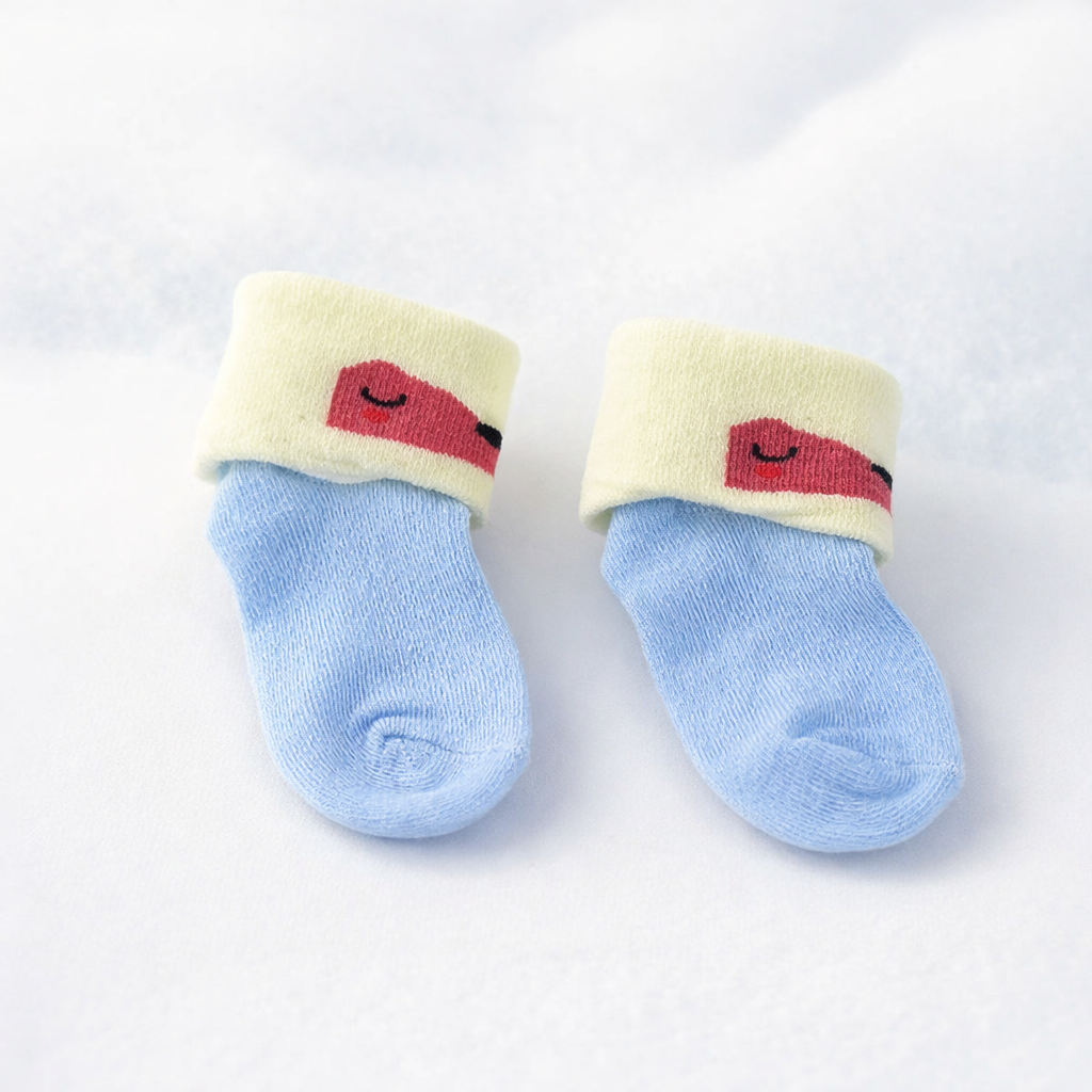 Socks for New Born Baby Unisex | Super softy & Stretchy | 0 to 12 month | Pack of 6 Pairs | Mix-Print - Image 4