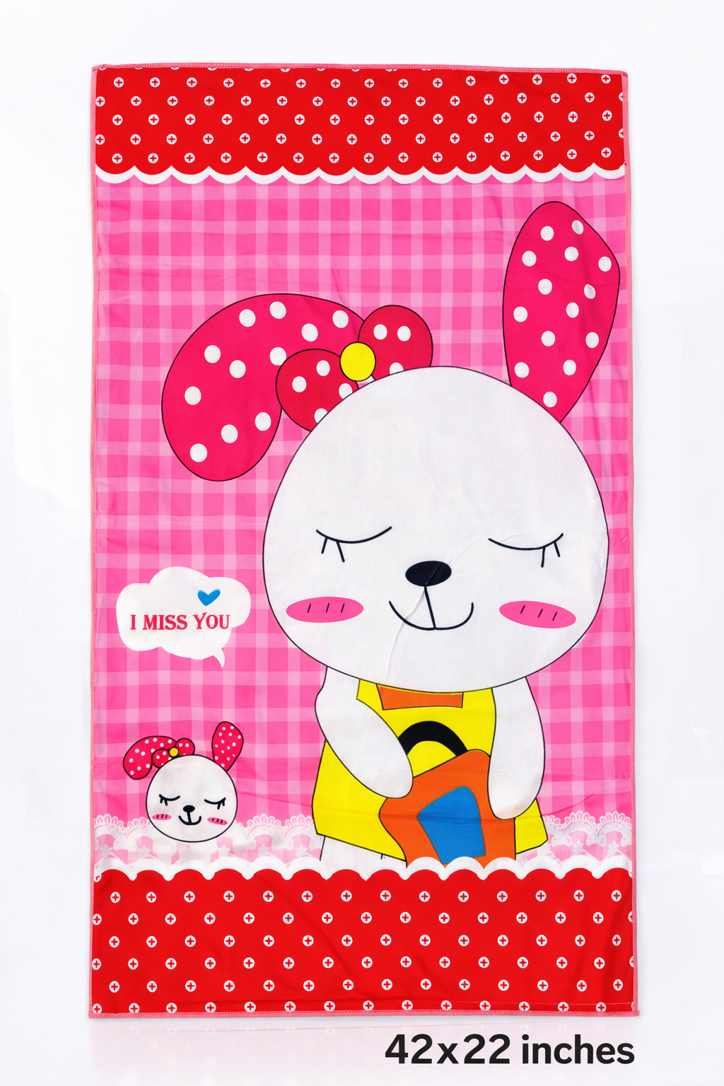 Microfiber Baby Bath Towel Ultra Soft & Quick Dry Kids Towel Super Absorbent, Gentle on Skin, Cartoon Print Ideal for Newborns, Infants & Toddlers 42 x 22 Inches (Multicolor) | Pack of 3 - Image 4